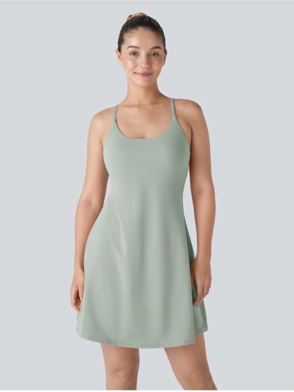 SoftlyZero™ Plush Backless Active Dress-Longer Length-Easy Peezy Edition. Size S